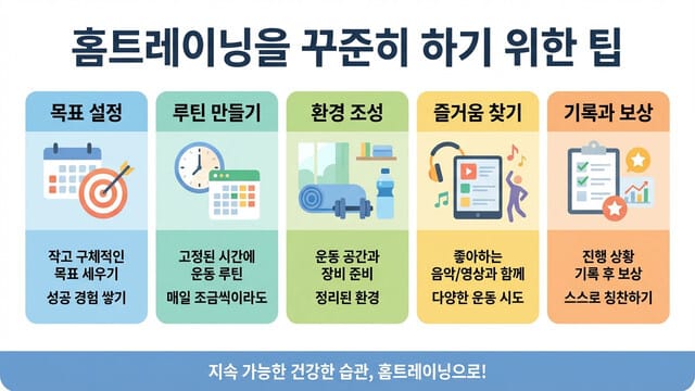 실패 없는 홈트레이닝을 위한 루틴 최적화 가이드: 의지가 아닌 시스템으로 승부하라