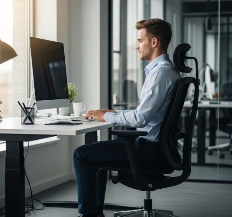 장시간 앉아 있을 때 허리 통증 줄이는 방법: 원인부터 확실한 해결책