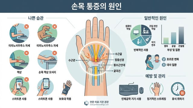 개발자의 고질병, 손목 통증을 유발하는 치명적 습관과 현실적인 관리 전략