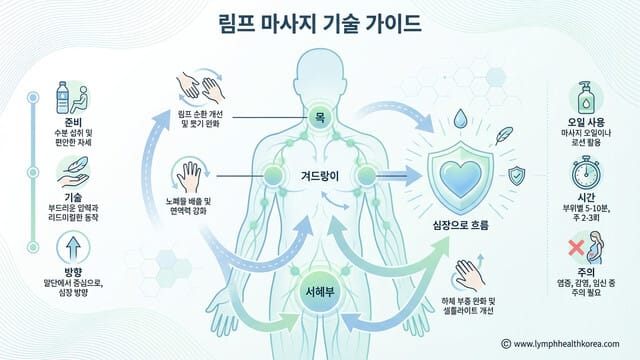 부기 제거와 독소 배출을 돕는 림프 순환 마사지 가이드