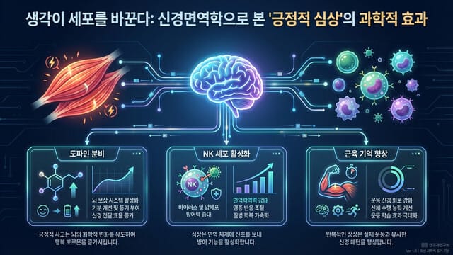 생각이 세포를 바꾼다: 신경면역학으로 본 ‘긍정적 심상’의 과학적 효과