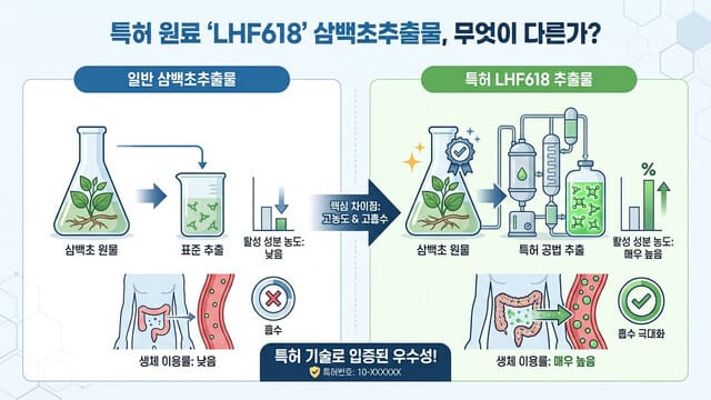 특허 원료 ‘LHF618’ 삼백초추출물, 무엇이 다른가?