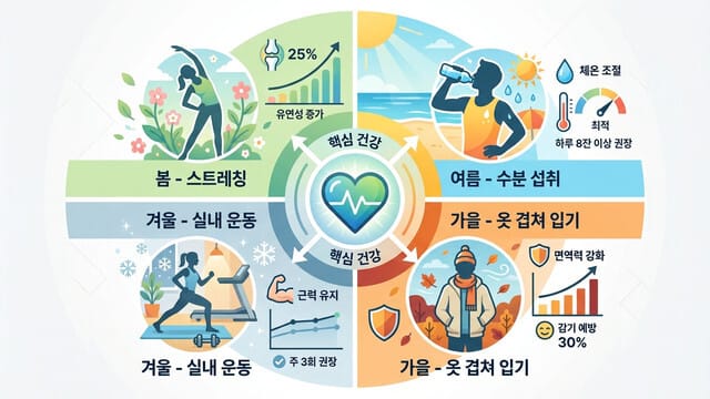 환절기 생체 시스템 최적화: 계절 변화에 따른 완벽한 몸 관리 가이드