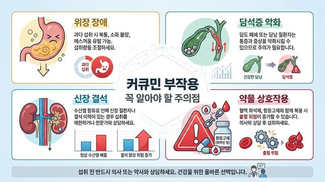 커큐민 부작용 꼭 알아야 할 주의점