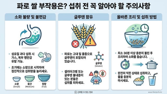 파로 쌀 부작용은? 섭취 전 꼭 알아야 할 주의사항