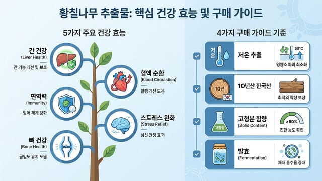 황칠나무 진액 효능 총정리｜제품 선택법과 추천 기준
