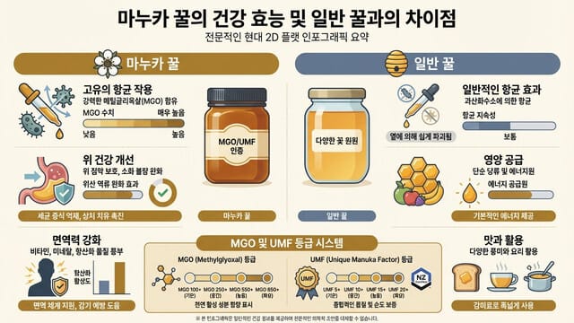 마누카꿀 효능 총정리｜일반 꿀과 다른 점은 무엇일까?