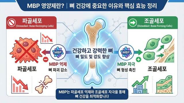 MBP 영양제란?｜뼈 건강에 중요한 이유와 핵심 효능 정리