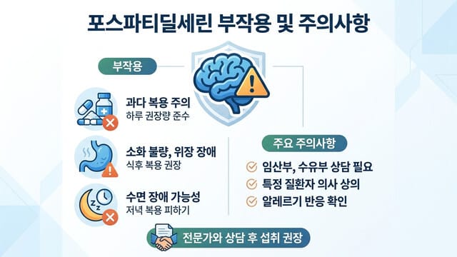 포스파티딜세린 부작용은? 복용 전 꼭 알아야 할 주의사항