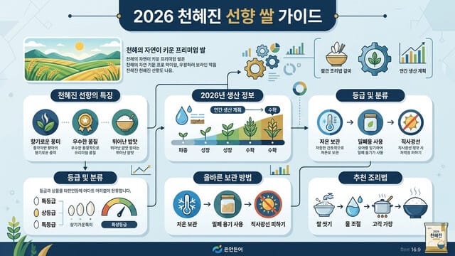 2026년 천혜진선향쌀 제품추천, 가격, 구매처 총정리