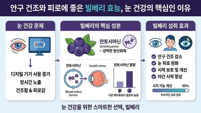 안구 건조와 피로에 좋은 빌베리 효능, 눈 건강의 핵심인 이유