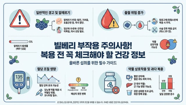 빌베리 부작용 주의사항! 복용 전 꼭 체크해야 할 건강 정보