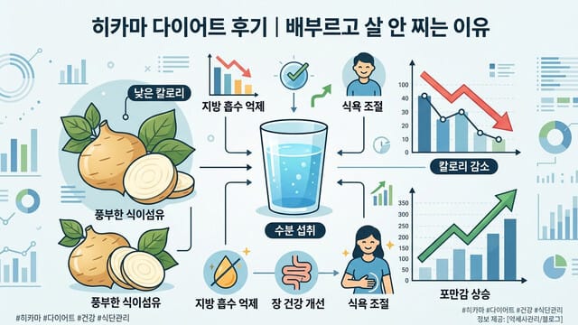 히카마 다이어트 후기｜배부르고 살 안 찌는 이유