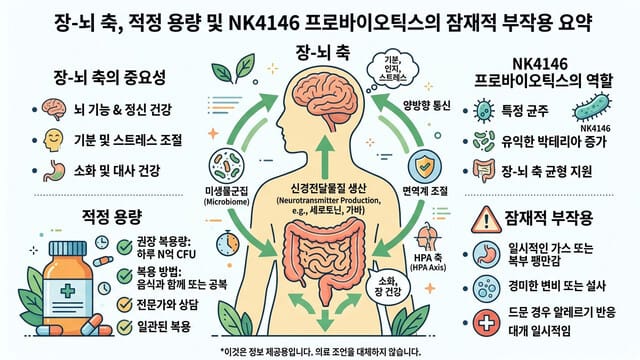 장뇌유산균 NK4146 복용법·부작용 총정리｜먹기 전 반드시 알아야 할 것