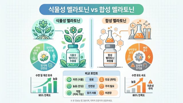 식물성 멜라토닌 뜻｜일반 합성 멜라토닌과의 결정적 차이