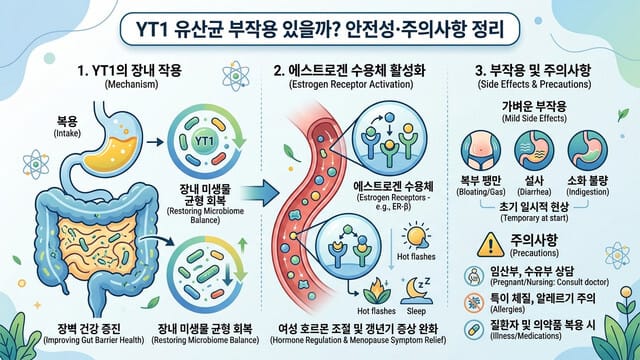 YT1 유산균 부작용 있을까? 안전성·주의사항 정리