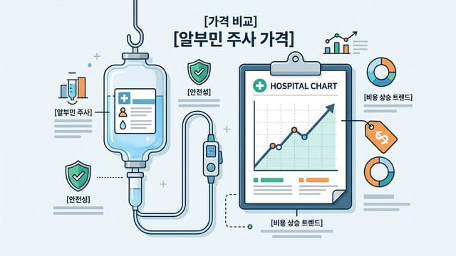 알부민 수액 주사 가격 및 병원별 비용 차이 총정리