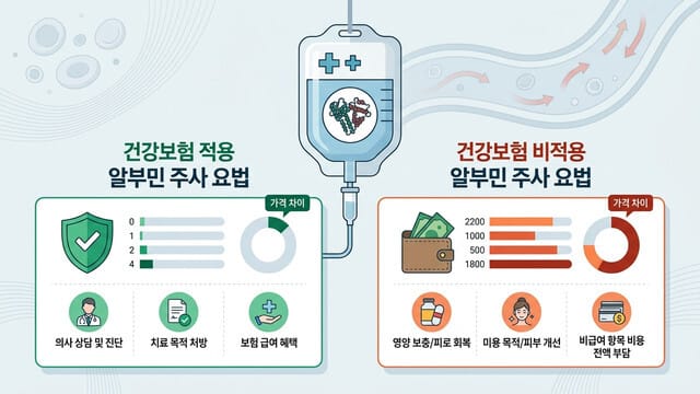 알부민 링거 수액 가격 비교 및 효율적인 기력 회복 방법