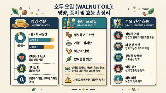 호두오일 후기 모음｜맛·향·효과 솔직 평가