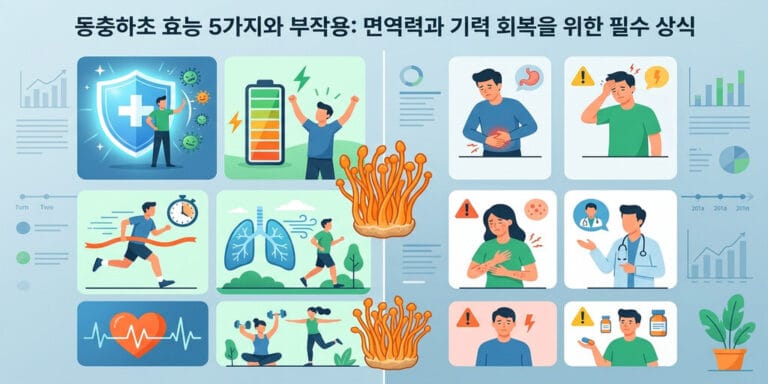 동충하초 효능 5가지와 부작용: 면역력과 기력 회복을 위한 필수 상식