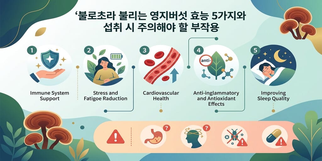불로초라 불리는 영지버섯 효능 5가지와 섭취 시 주의해야 할 부작용 - 이미지 1