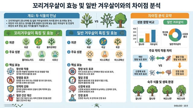 꼬리겨우살이 효능 및 일반 겨우살이와의 차이점 분석