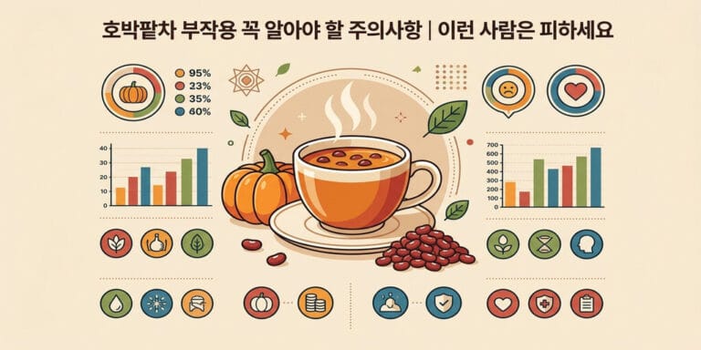 호박팥차 부작용 꼭 알아야 할 주의사항 | 이런 사람은 피하세요
