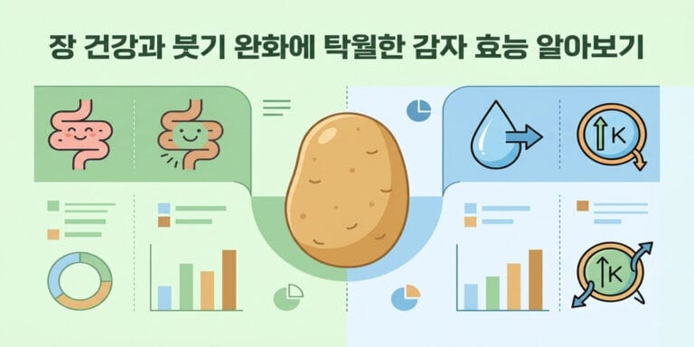 장 건강과 붓기 완화에 탁월한 감자 효능 알아보기