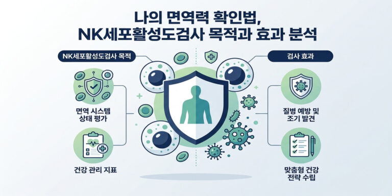 나의 면역력 확인법, NK세포활성도검사 목적과 효과 분석