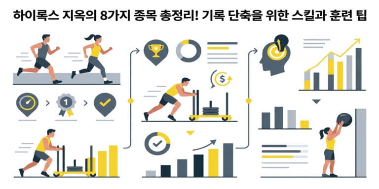 하이록스 지옥의 8가지 종목 총정리! 기록 단축을 위한 스킬과 훈련 팁