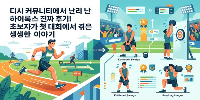 디시 커뮤니티에서 난리 난 하이록스 진짜 후기! 초보자가 첫 대회에서 겪은 생생한 이야기