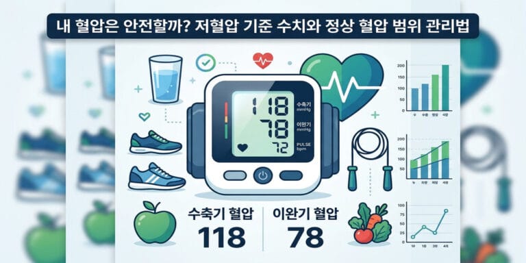 내 혈압은 안전할까? 저혈압 기준 수치와 정상 혈압 범위 관리법