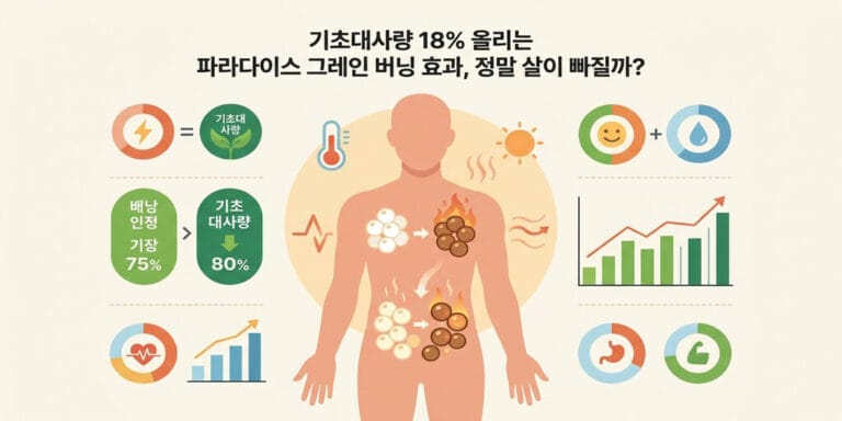 기초대사량 18% 올리는 파라다이스 그레인 버닝 효과, 정말 살이 빠질까?
