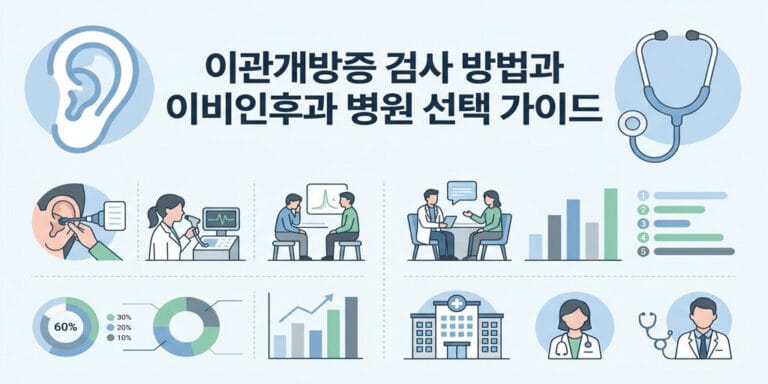 이관개방증 검사 방법과 이비인후과 병원 선택 가이드