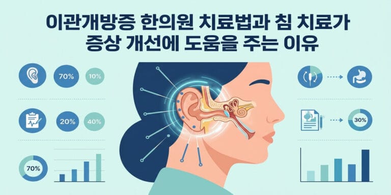 이관개방증 한의원 치료법과 침 치료가 증상 개선에 도움을 주는 이유