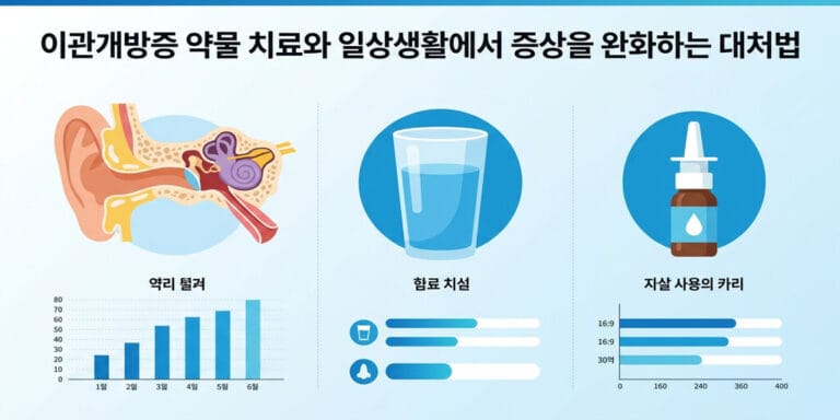 이관개방증 약물 치료와 일상생활에서 증상을 완화하는 대처법