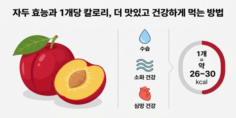 자두 효능과 1개당 칼로리, 더 맛있고 건강하게 먹는 방법