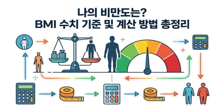 나의 비만도는? BMI 수치 기준 및 계산 방법 총정리