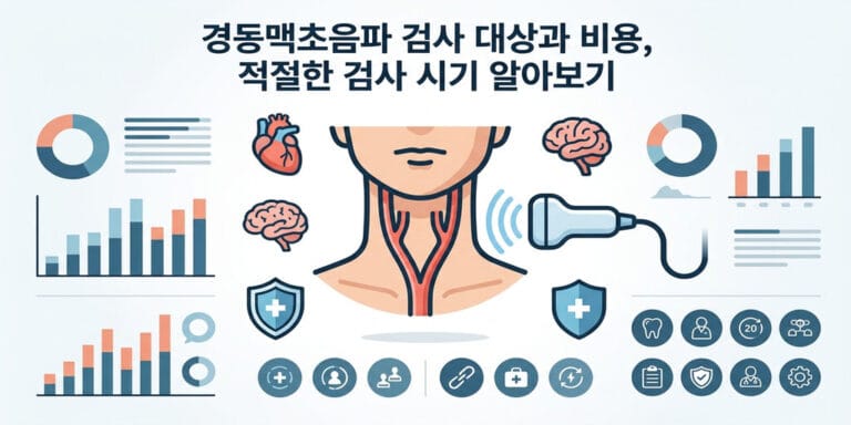 경동맥초음파 검사 대상과 비용, 적절한 검사 시기 알아보기