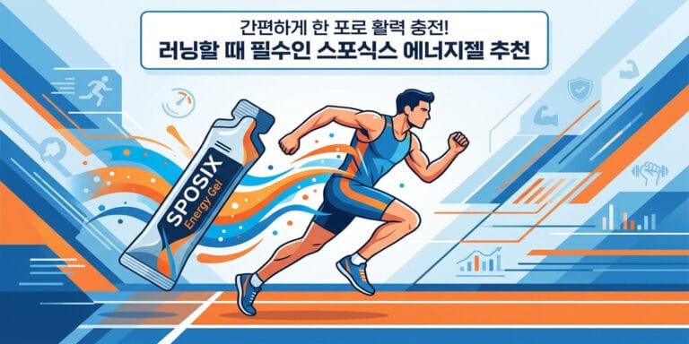 간편하게 한 포로 활력 충전! 러닝할 때 필수인 스포식스 에너지젤 추천