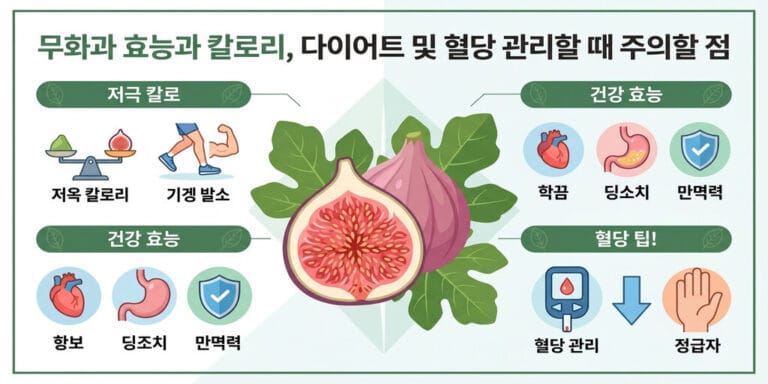 무화과 효능과 칼로리, 다이어트 및 혈당 관리할 때 주의할 점