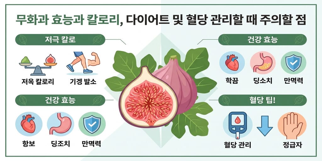 무화과 효능과 칼로리, 다이어트 및 혈당 관리할 때 주의할 점 - 이미지 1