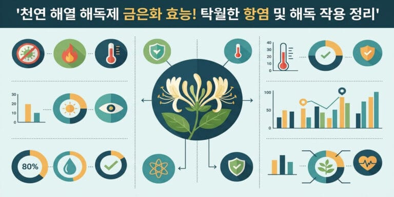천연 해열 해독제 금은화 효능! 탁월한 항염 및 해독 작용 정리