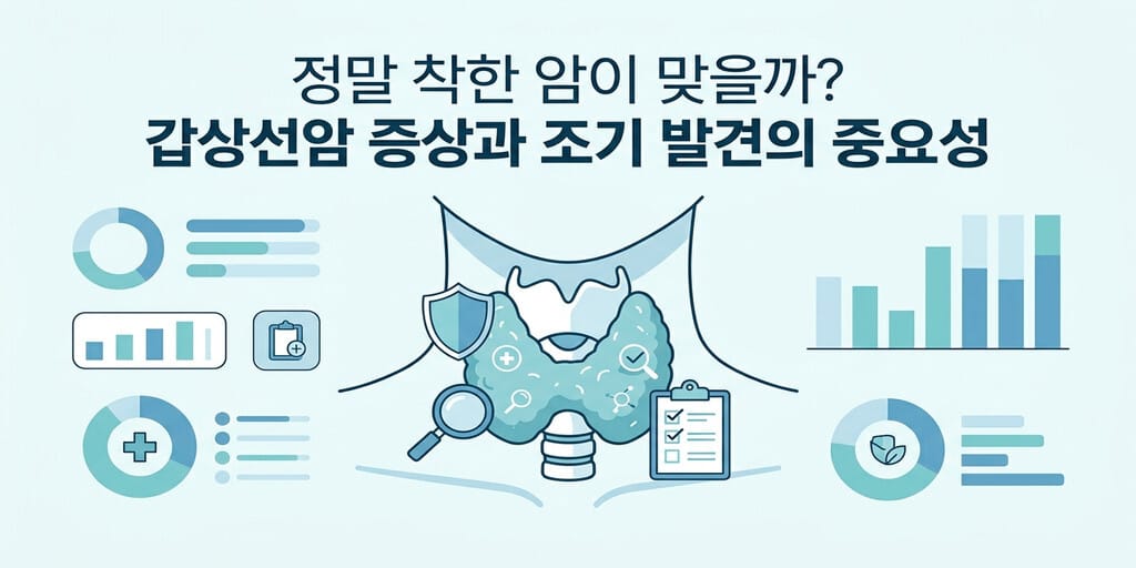 정말 착한 암이 맞을까? 갑상선암 증상과 조기 발견의 중요성 - 이미지 1