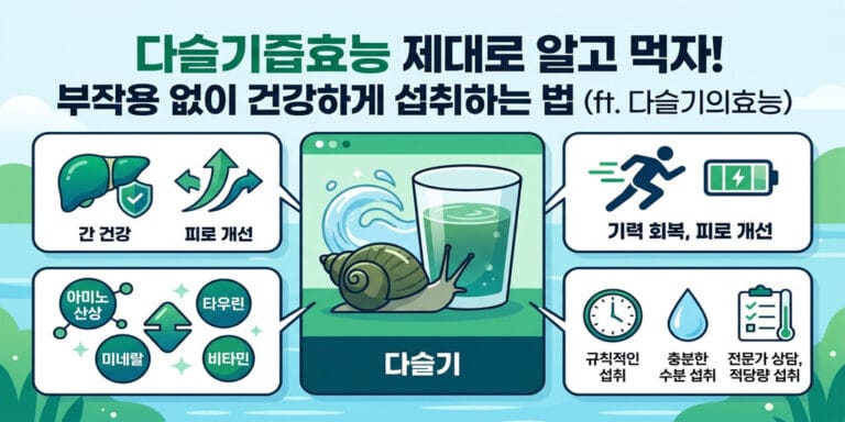 다슬기즙효능 제대로 알고 먹자! 부작용 없이 건강하게 섭취하는 법 (ft. 다슬기의효능)