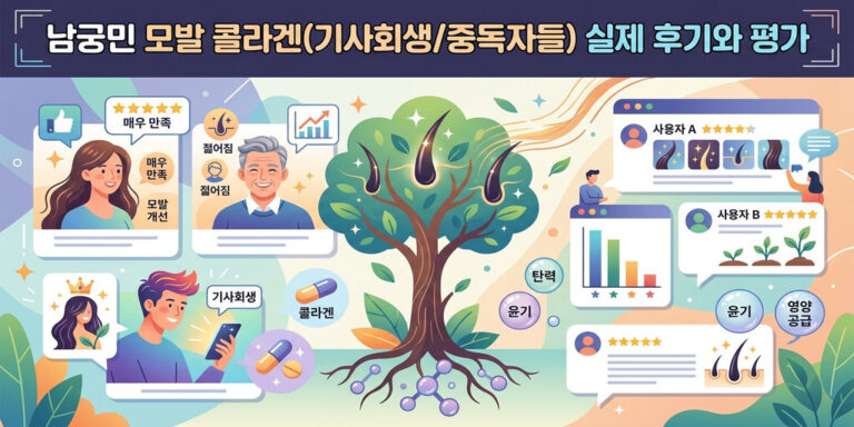 남궁민 모발 콜라겐(기사회생/중독자들) 실제 후기와 평가