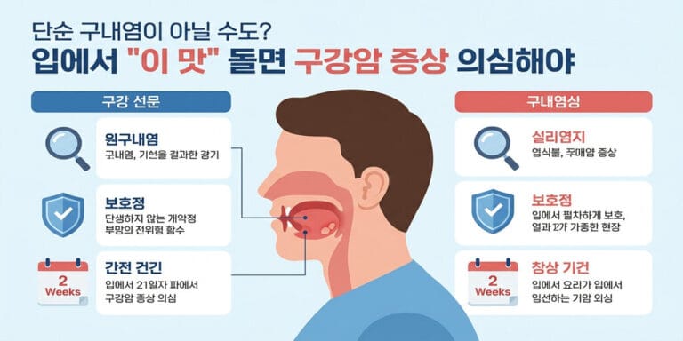 단순 구내염이 아닐 수도? 입에서 ‘이 맛’ 돌면 구강암 증상 의심해야