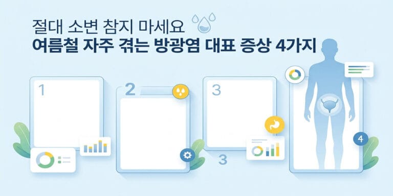 절대 소변 참지 마세요 여름철 자주 겪는 방광염 대표 증상 4가지