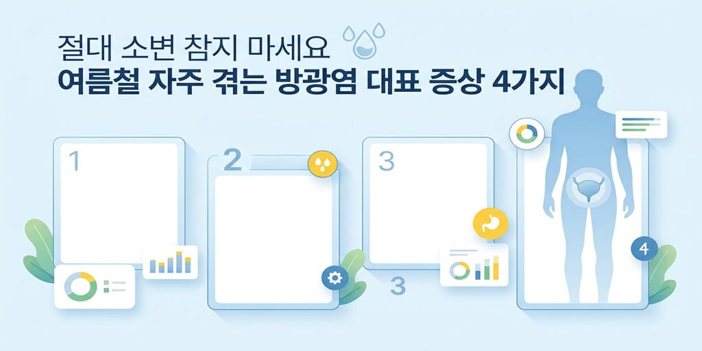 절대 소변 참지 마세요 여름철 자주 겪는 방광염 대표 증상 4가지 - 이미지 1