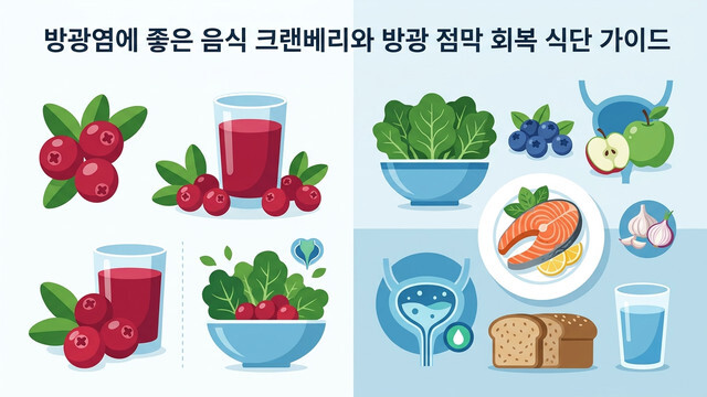 방광염에 좋은 음식 크랜베리와 방광 점막 회복 식단 가이드